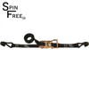 1 1/2" x 20' SPIN FREE Ratchet Strap Assembly with Wire Hooks