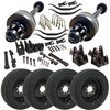 dexter 12k trailer axle kit with heavy duty hutch suspension HDS trailer suspesnion with super single tires and wheels