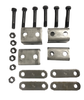 Single Trailer Axle Hanger Kit for Double Eye Springs