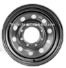 16" Trailer Wheel. Silver mod 8 lug on 6.5" bolt pattern. 