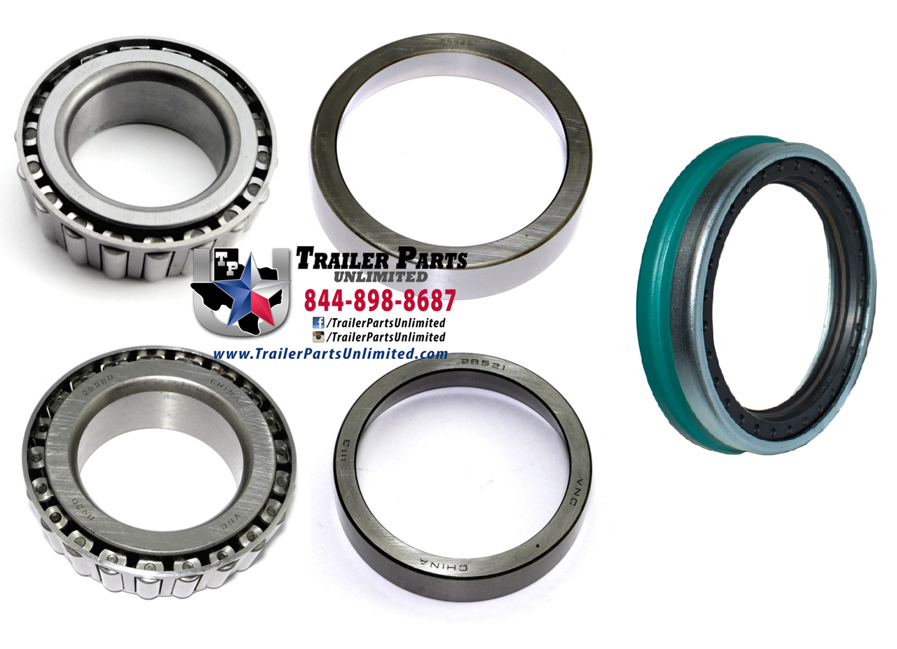 Trailer Axle Parts - Bearings, Races 