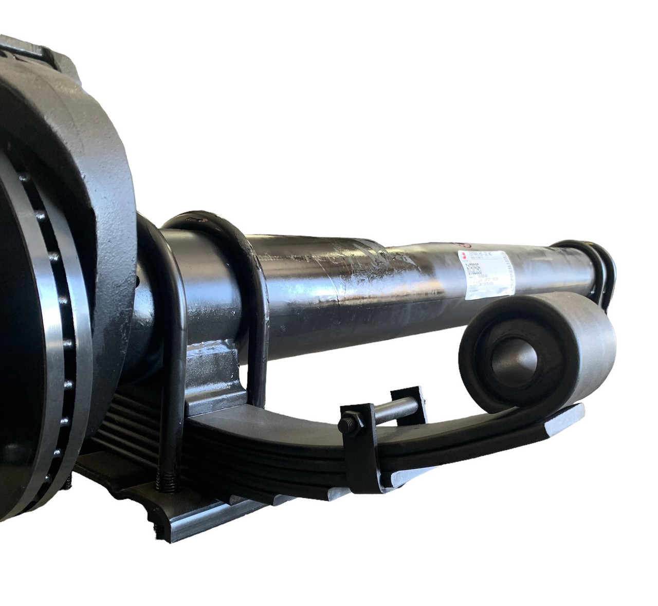 12k Dexter hydraulic disc brake axle 8x6.5" with springs attached