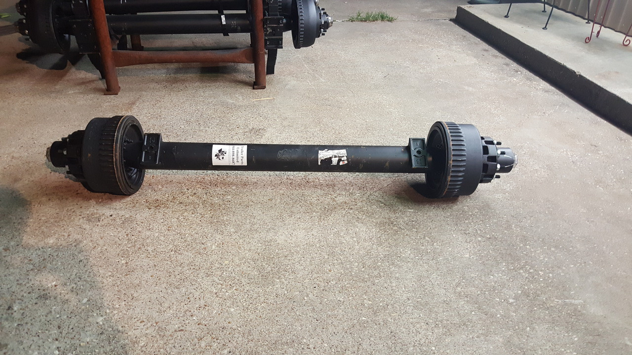 12k dexter trailer axle fully assembled with electric brake and springs