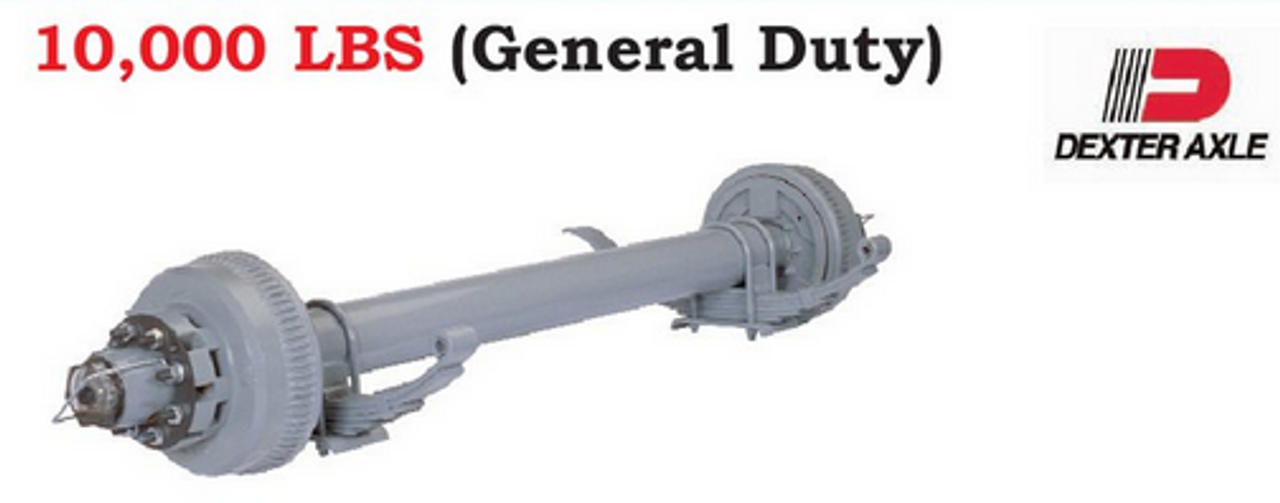 Dexter 10K Electric Brake Trailer Axles
