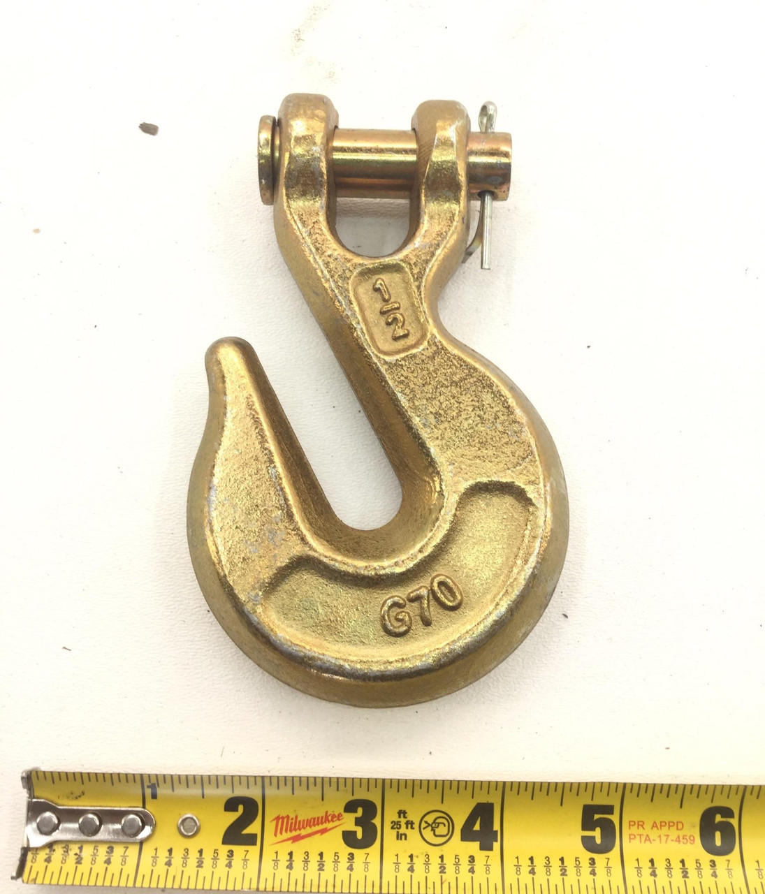1/2 Grade 70 Clevis Grab Hooks with Pin LC70-12 - Trailer Parts