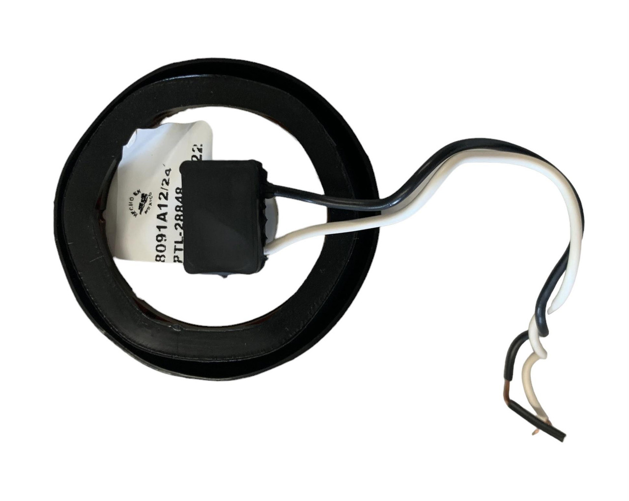 2" Round Amber 9 LED Marker Light w/ Rubber Grommet 2 Prong Plug