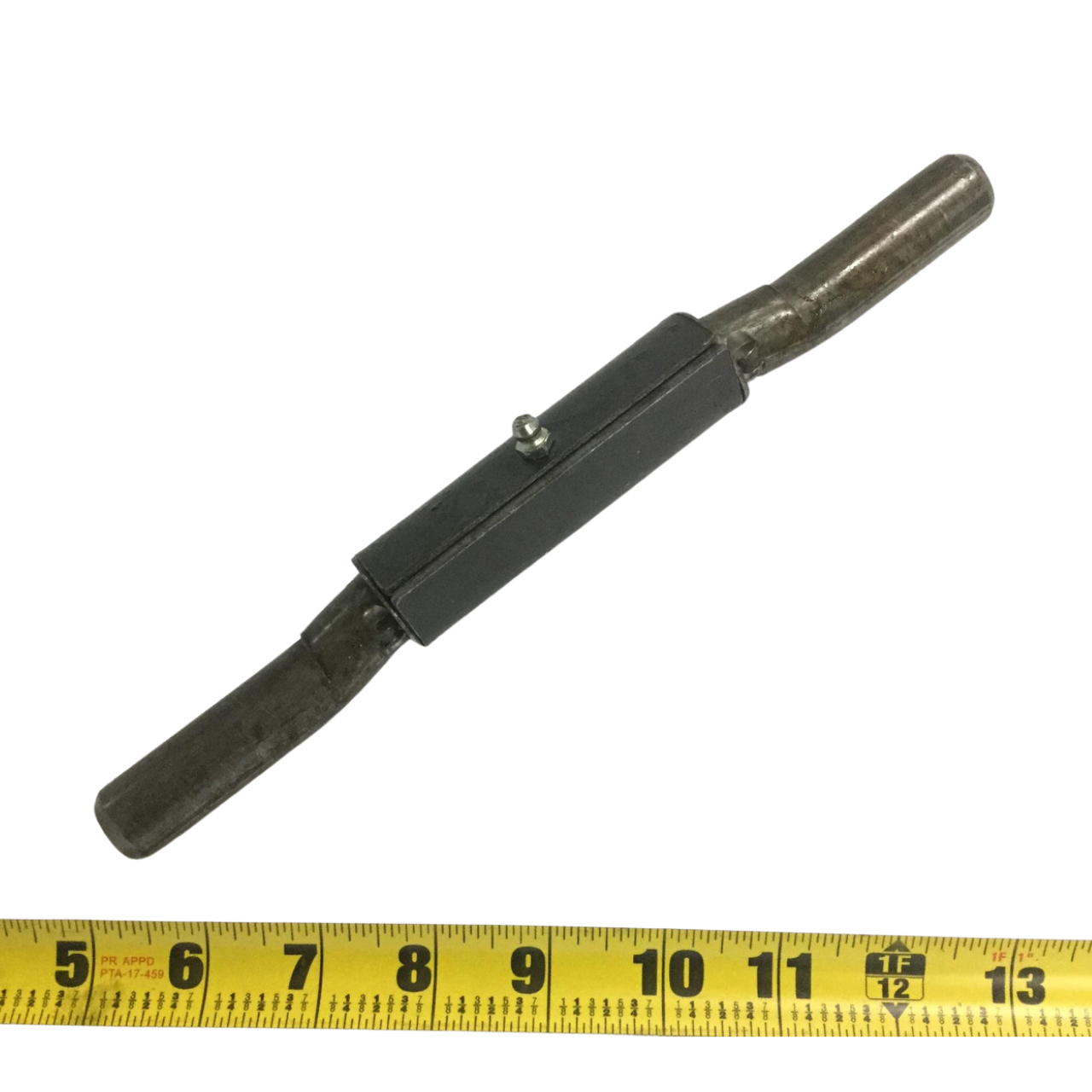 Weld-On Ramp Door Hinge, 10” w/ Grease Fitting, Raw