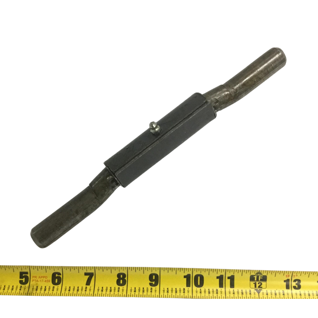 Weld-On Ramp Door Hinge, 10” w/ Grease Fitting, Raw