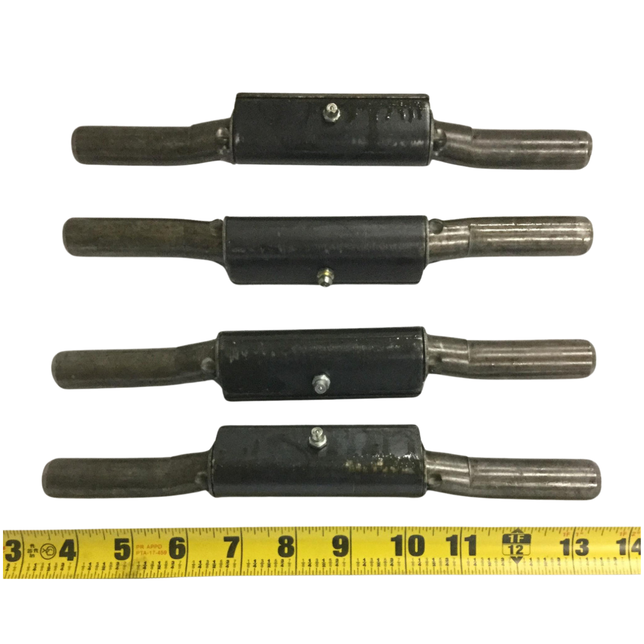 Weld-On Ramp Door Hinge, 10” w/ Grease Fitting, Raw