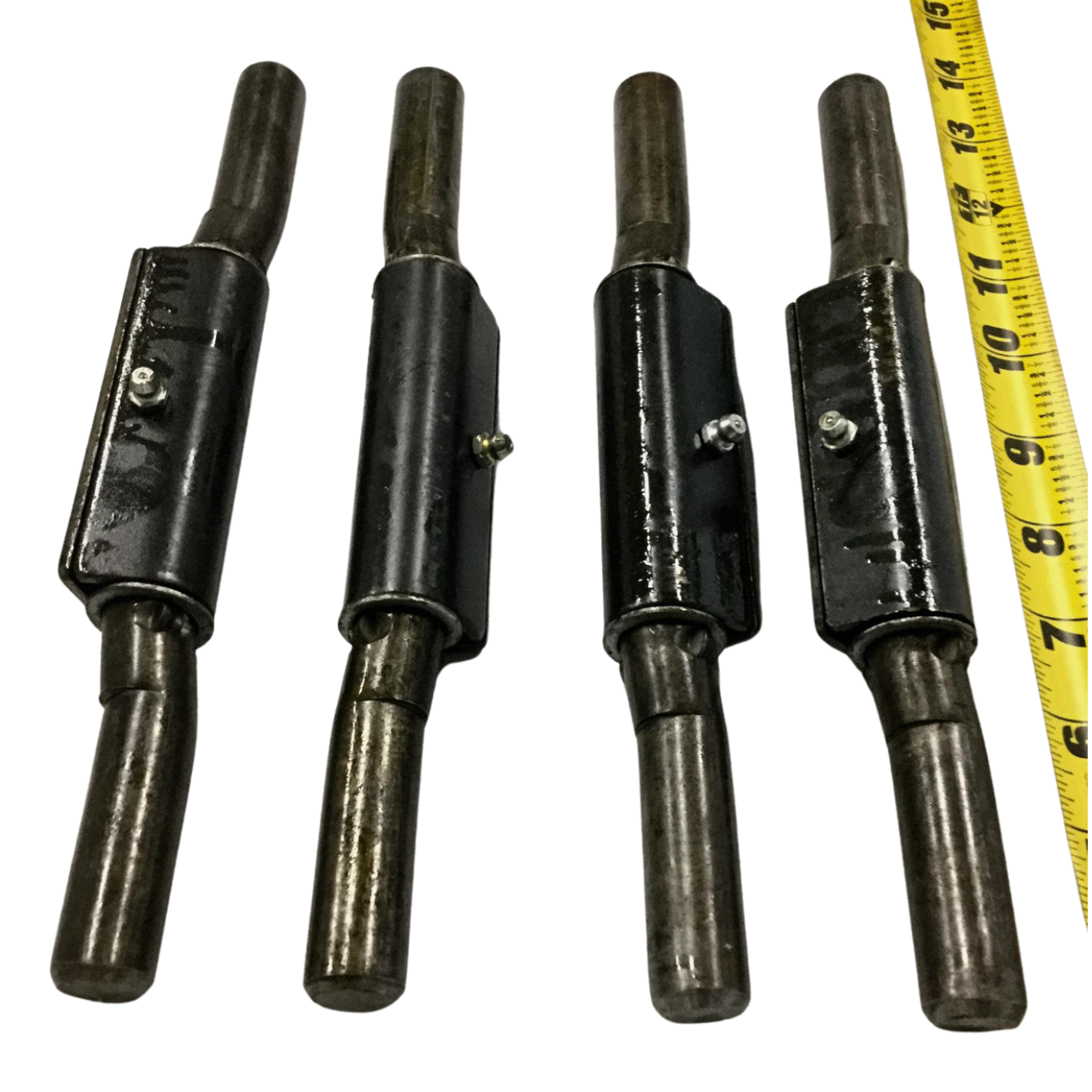 Weld-On Ramp Door Hinge, 10” w/ Grease Fitting, Raw