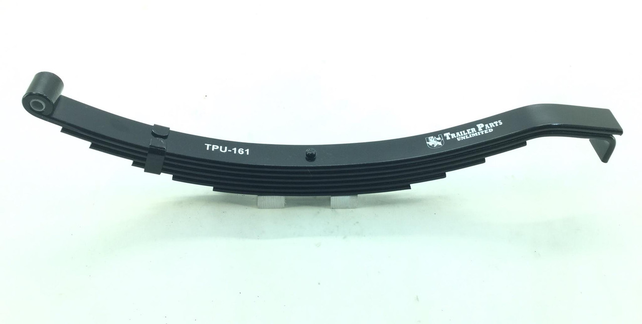 6-Leaf Slipper Spring w/ Hook End for 8,000-lb Trailer Axles - 29-1/2" Long
