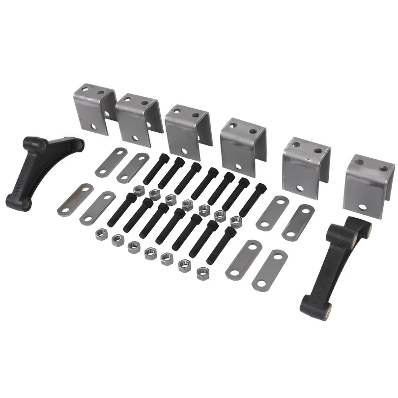 tandem axle hanger kit for double eye leaf springs that are 1-3/4" wide