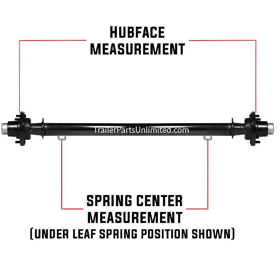 how to measure your idler trailer axle
