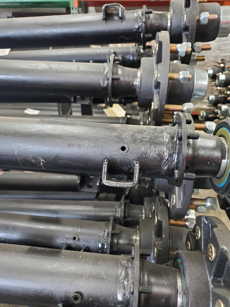 fully assembled trailer axles