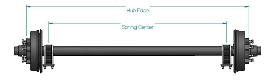 how to measure your axle