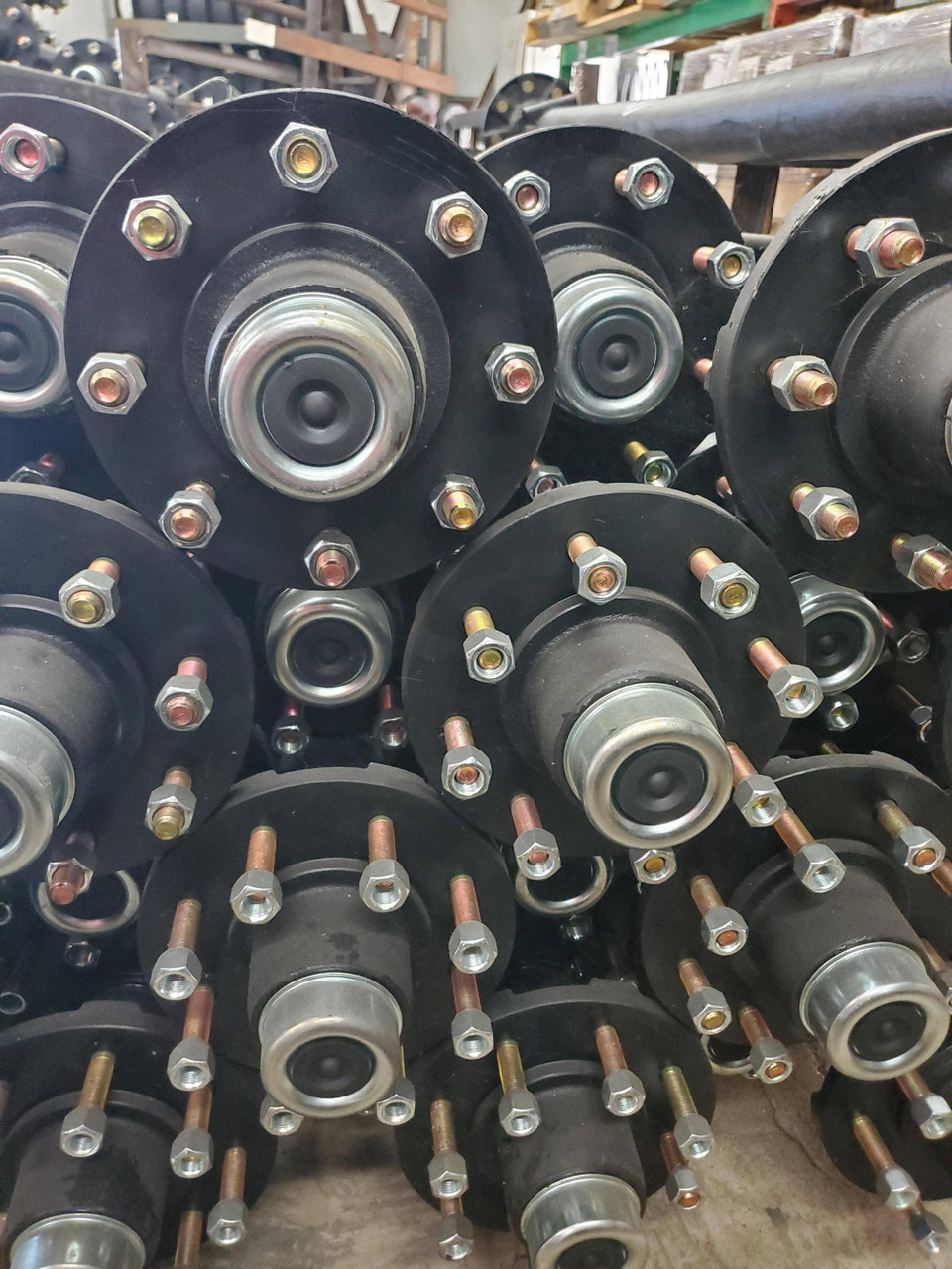 7000 lbs idler axle with ez lube grease spindles