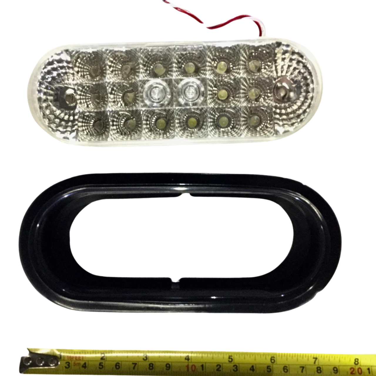 6" oval grommet back up light