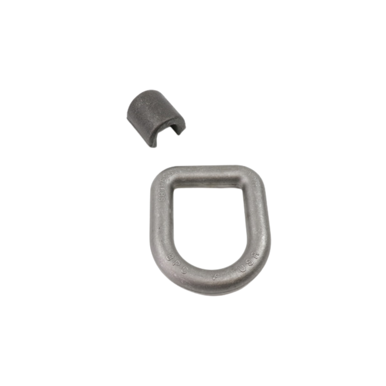 1" Dia. Forged D-Ring w/ Weld on Bracket 4" x 3" ID x 1" Dia. 46.7k Cap.