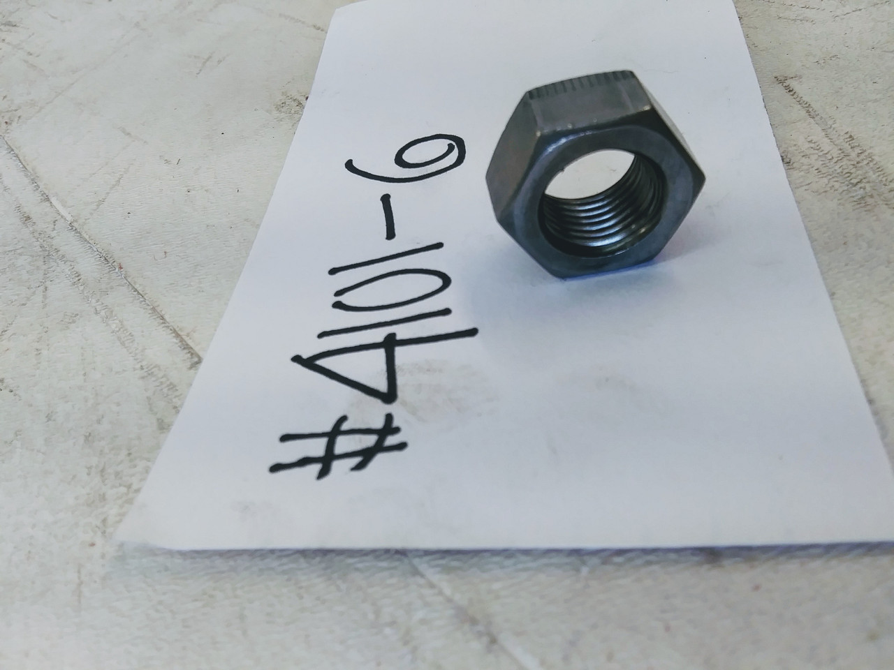 9/16" -18 Hex Top Lock Nut - For 9/16" Spring Bolts