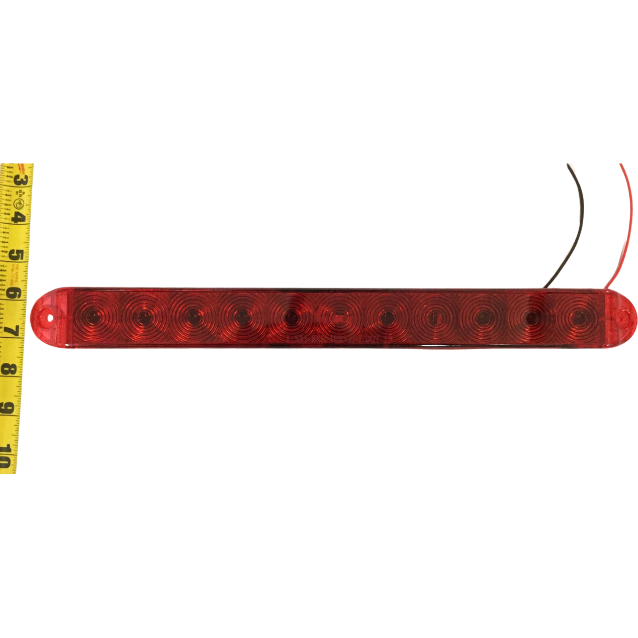 Red 3 LED Tri-bar ID Function (Low and High) - 15-1/2" L x 1-5/8" H x 5/8" D