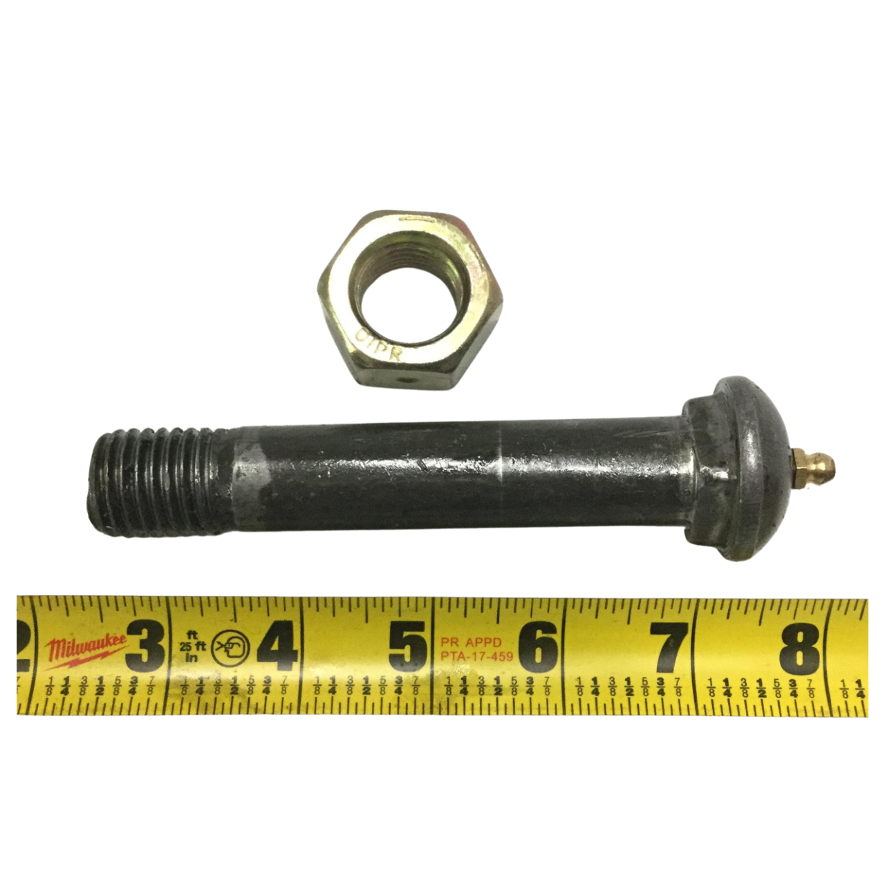 7/8"-9 x 4-3/4" Equalizer Bolt w/ Grease Zerk Fitting W/ 7/8" Lock Nut