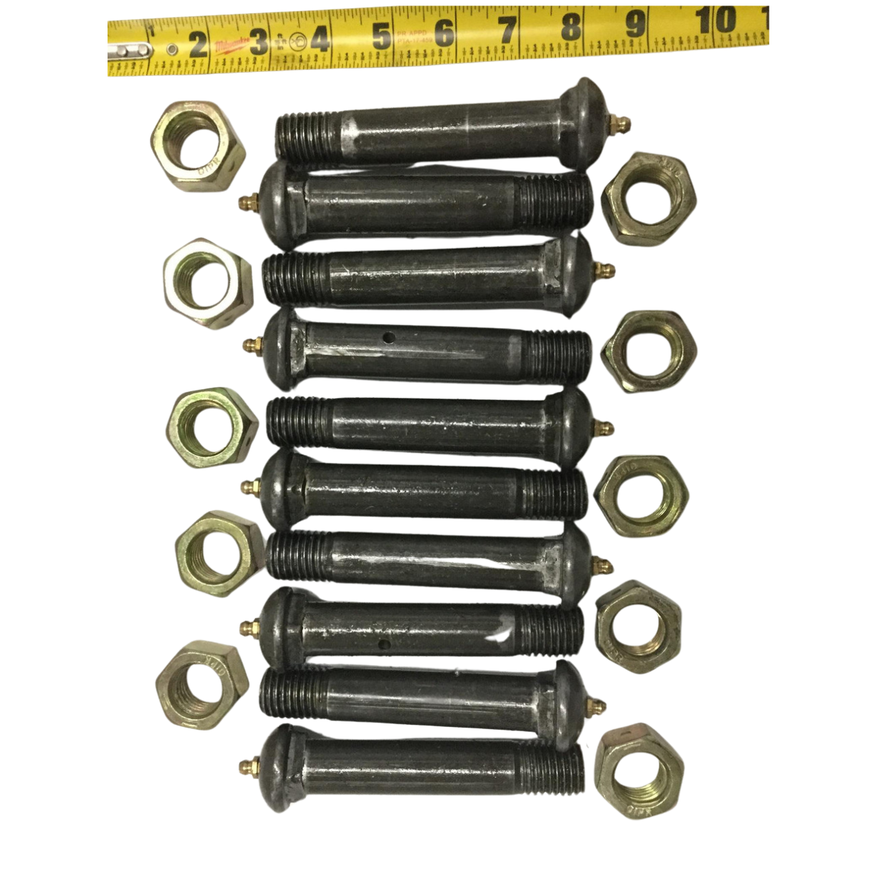 7/8"-9 x 4-3/4" Equalizer Bolt w/ Grease Zerk Fitting W/ 7/8" Lock Nut