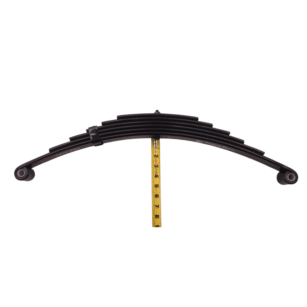 6 Leaf Double Eye Spring - 1-3/4" Wide - 3.5k Cap.  - 25-1/4" Eye to Eye