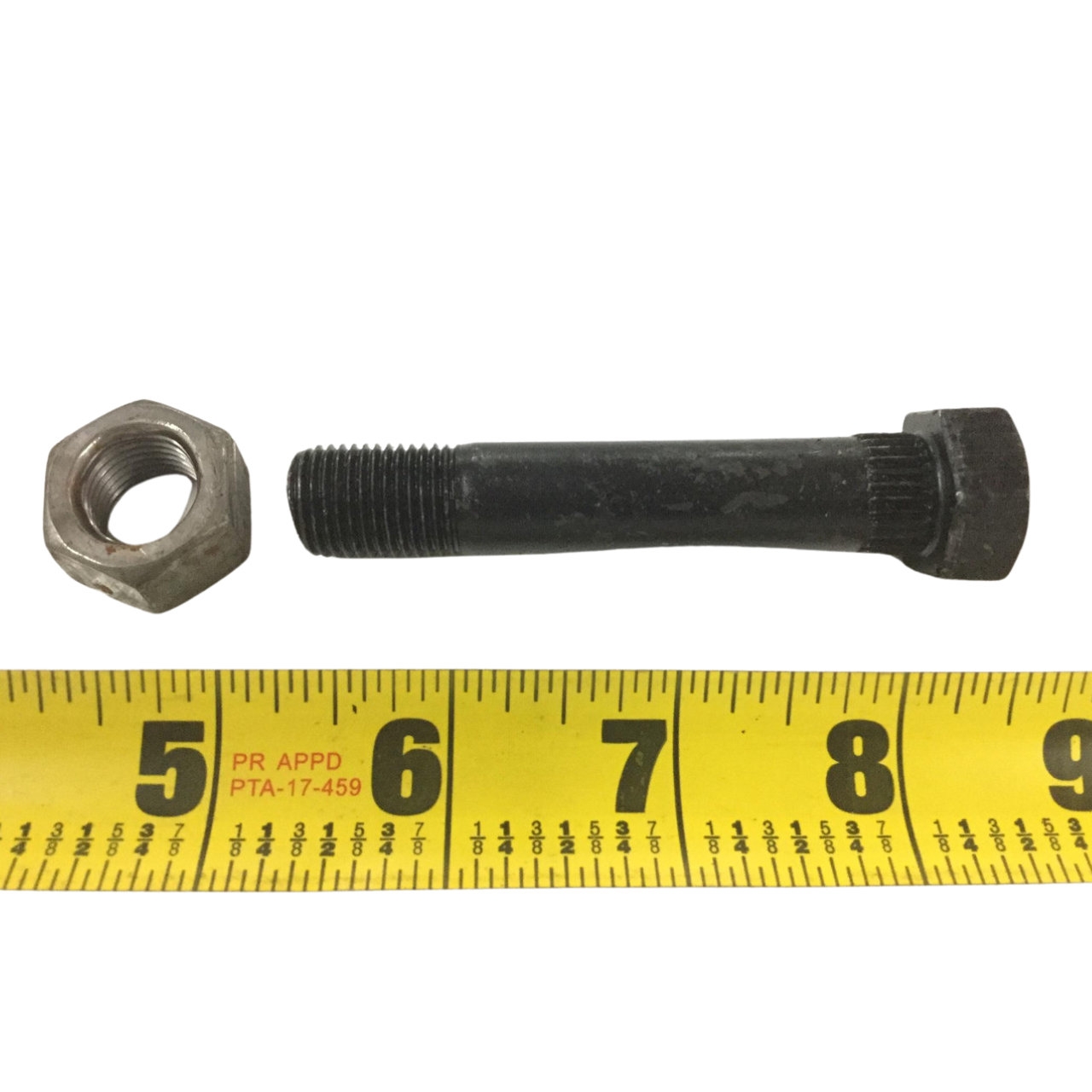 9/16" -18 x 3" Spring Shackle Bolt & Lock Nut For 1-3/4" Wide Double Eye Springs