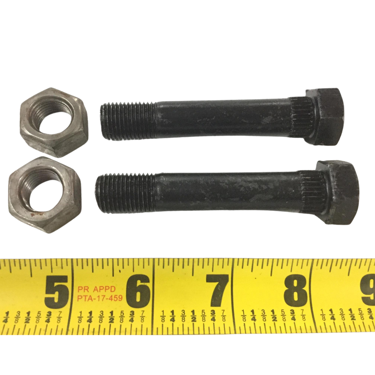 9/16" -18 x 3" Spring Shackle Bolt & Lock Nut For 1-3/4" Wide Double Eye Springs