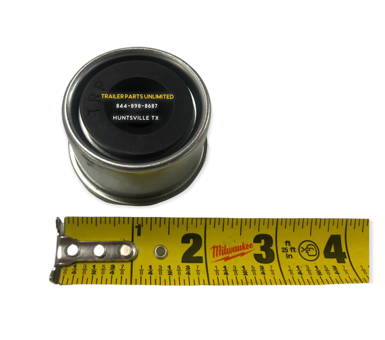 5 Lug Grease Cap w/ Rubber Plug 2k - 3.5k Hubs, 1.98" OD