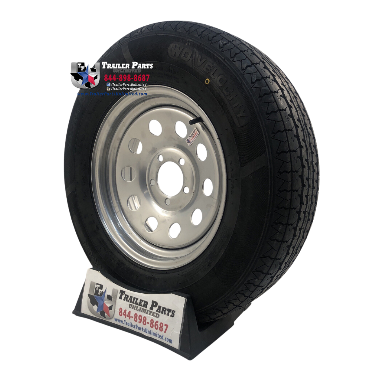 15" 6-ply Radial Trailer Tire Wheel combo