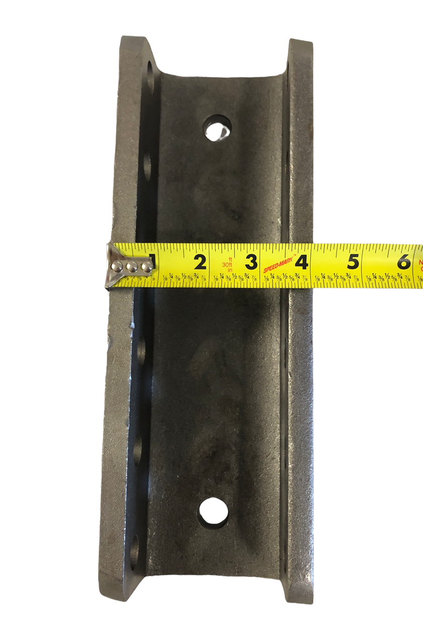 2-5/16" Adjustable Coupler w/ Bolts and Heavy Duty 6 Hole Bracket 15k Cap.