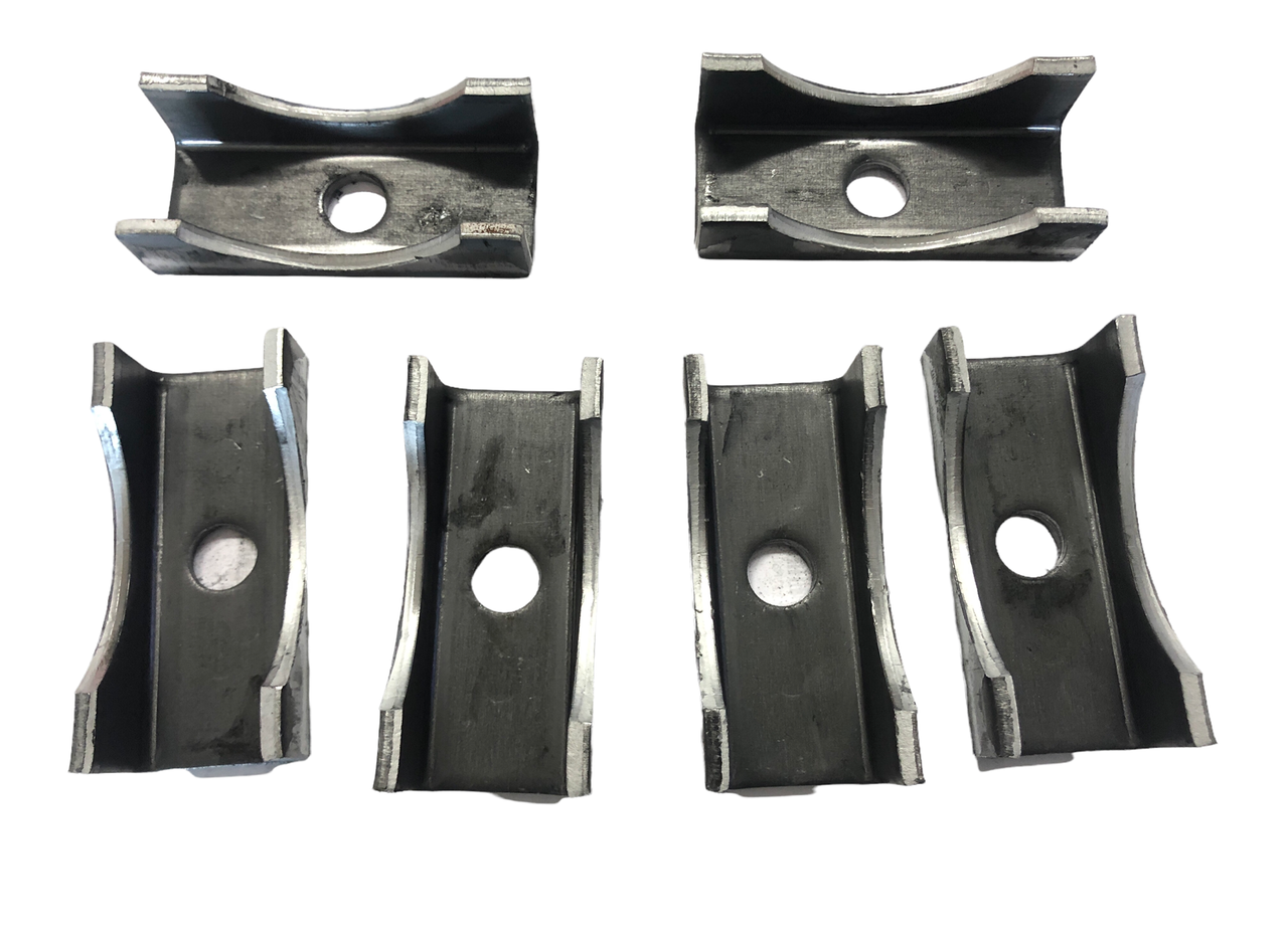 Spring Seat for Typical 8,000-lb, Round Trailer Axles with 3-1/2" Diameter