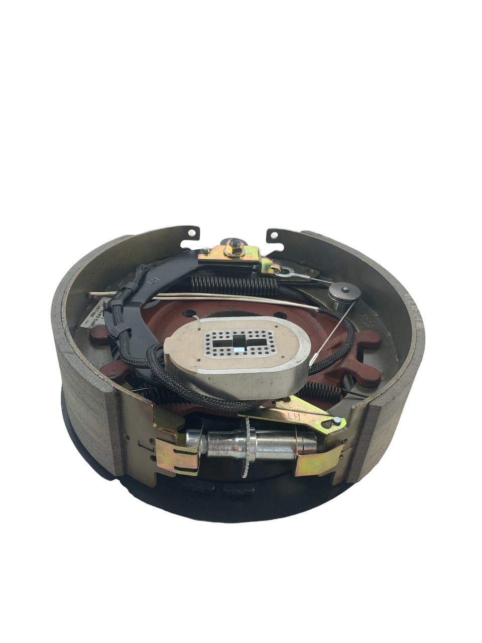 12-1/4" x 3-3/8" Electric Brake Assembly - Left Hand - 8k Axles - 4 Bolt Flange 12-1/4" x 3-3/8" Electric Brake Assembly - Left Hand - 8k Axles - 4 Bolt Flange