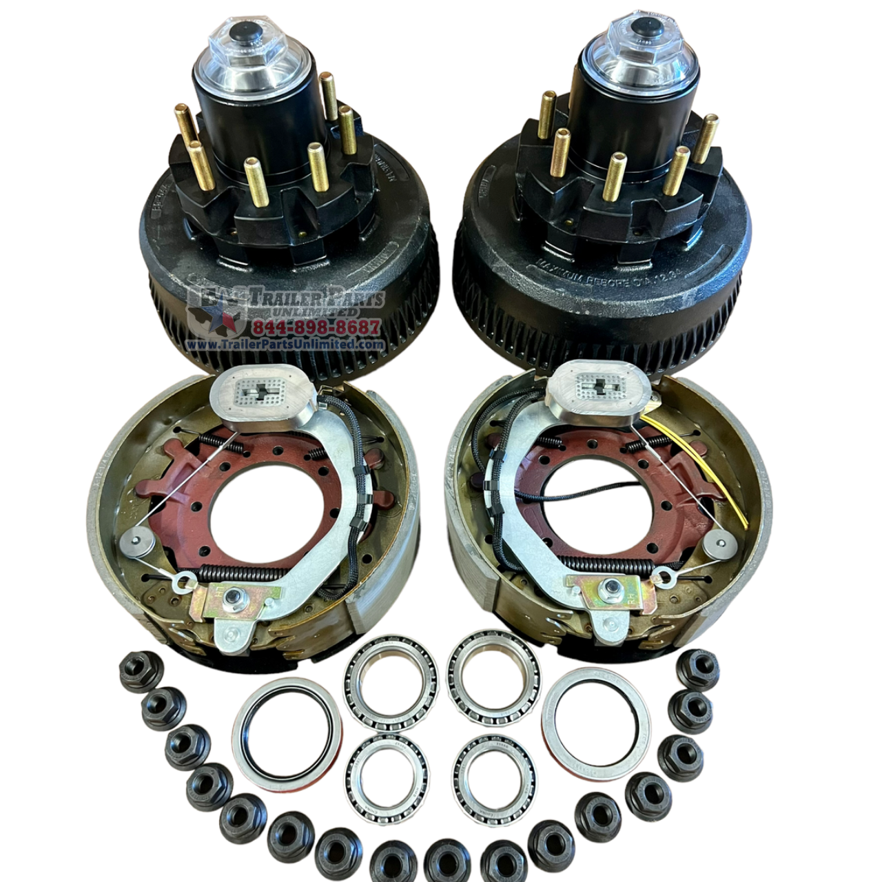 9-10k Dexter Trailer Axle Repair Kit For Axle Before After 7/2009 - Swivel Flange Nuts