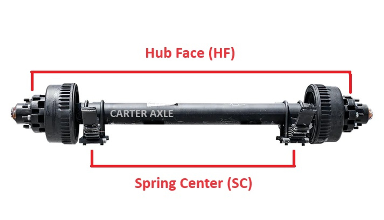 how to measure your trailer axle