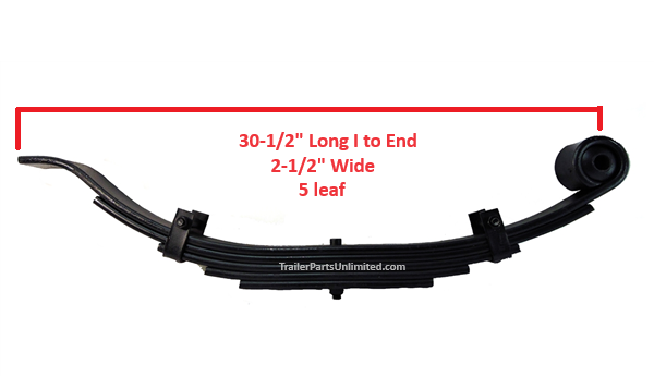 5 leaf slipper spring