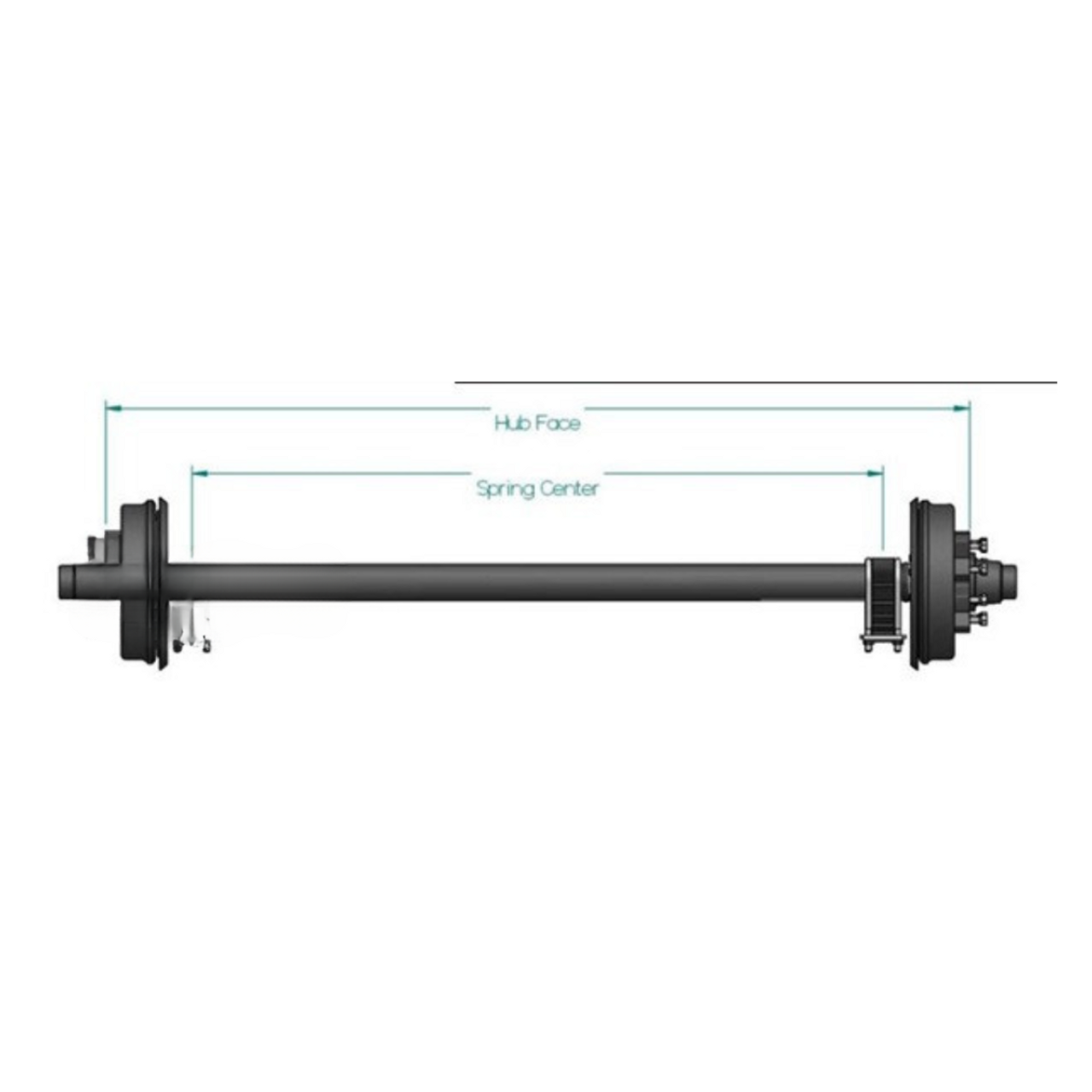 how to measure your trailer axle. 