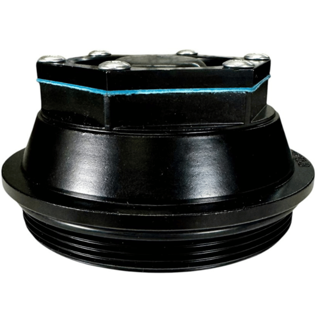 Complete your trailer’s oil system setup with this 21-302 aluminum hub cap. Fits 3.5” diameter hubs for 10K axles