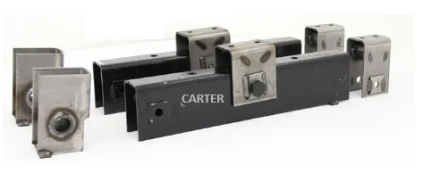 Heavy-duty 12K trailer axle with sleek white dual wheels – designed for ultimate performance