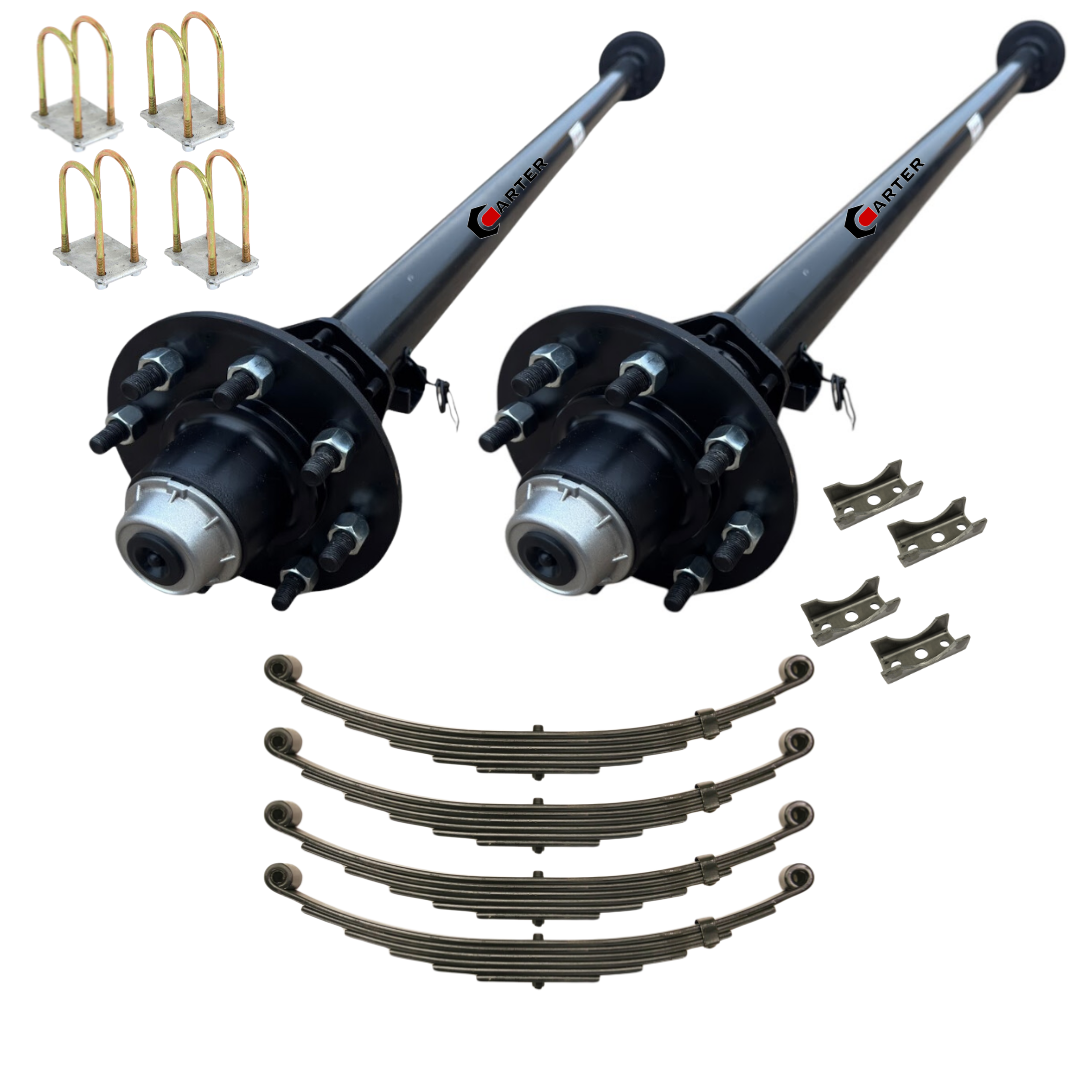 Built for heavy-duty loads: Carter 7K tandem idler axle kit with premium components