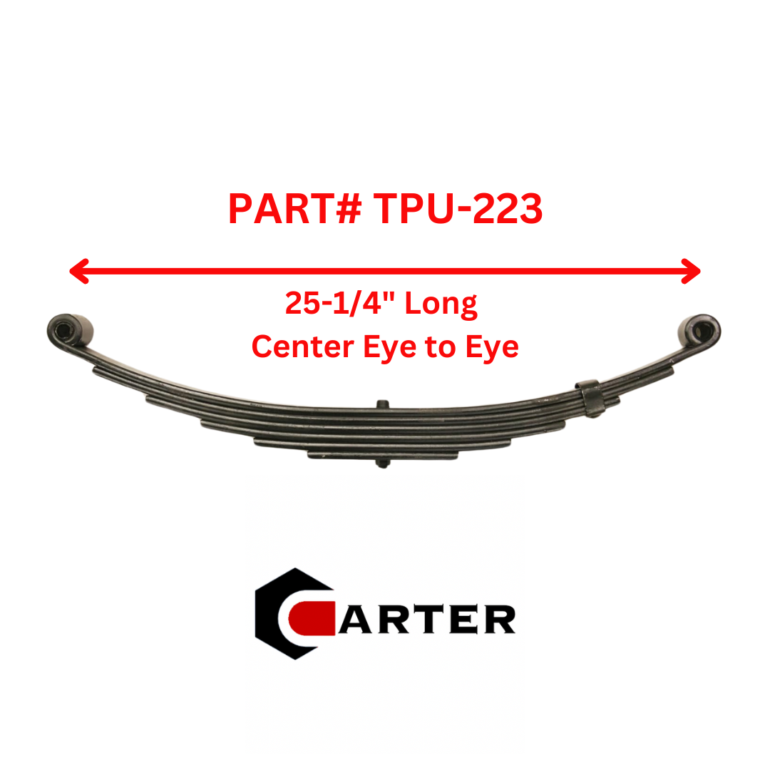 6 leaf double eye leaf spring