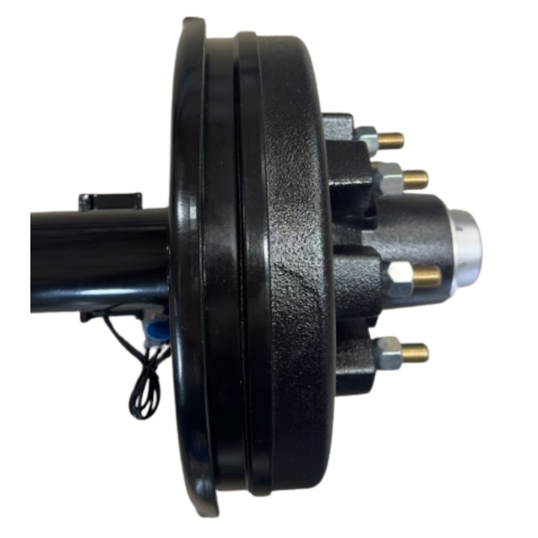 Trailer Axle w/ Electric Brakes - Easy Grease - 8 on 6-1/2 Bolt Pattern - 95" Long - 7,000 lbs - 7000 lbs