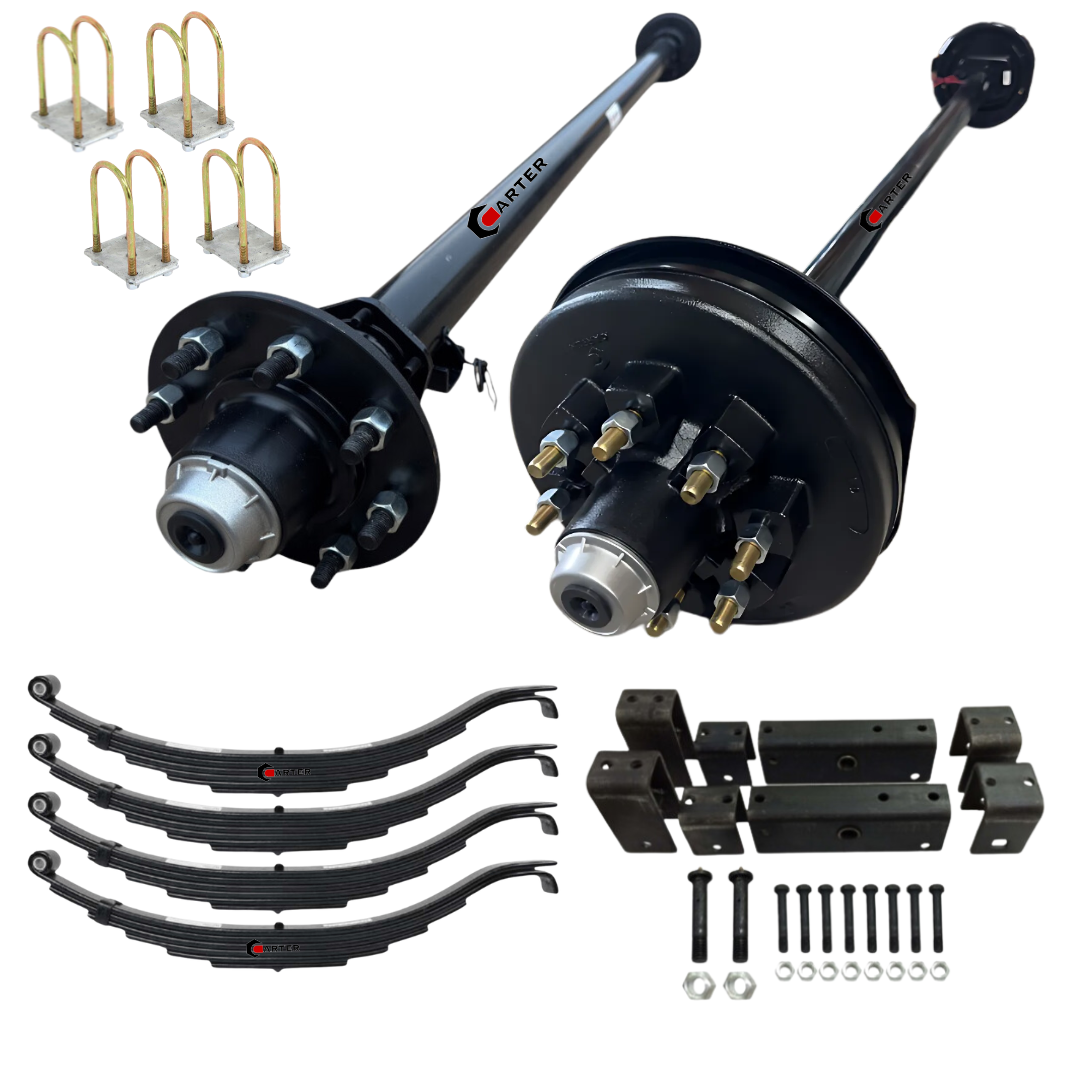 14k tandem trailer axle kit - 2 7k axles