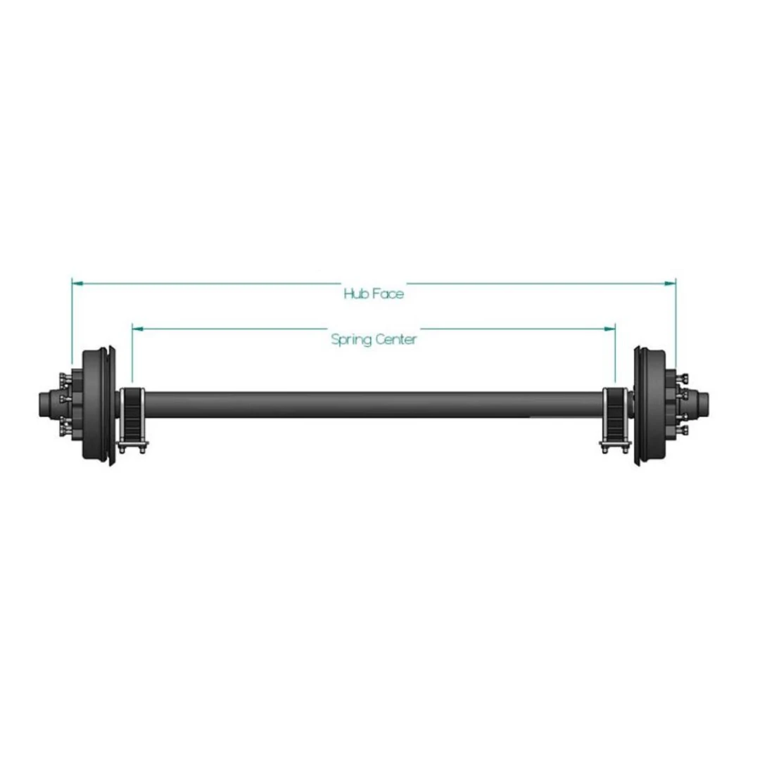 measure your trailer axle like this