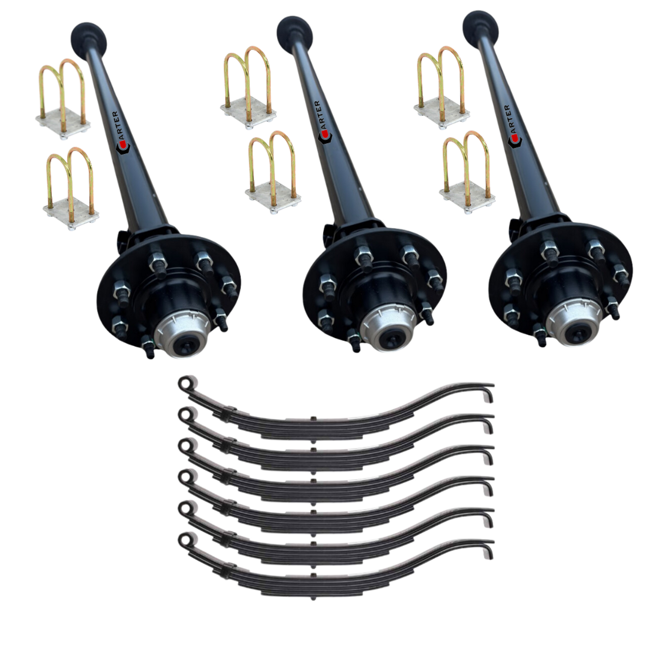 Upgrade your trailer with Carter’s heavy-duty triple axle kit  Upgrade your trailer with Carter’s heavy-duty triple axle kit
