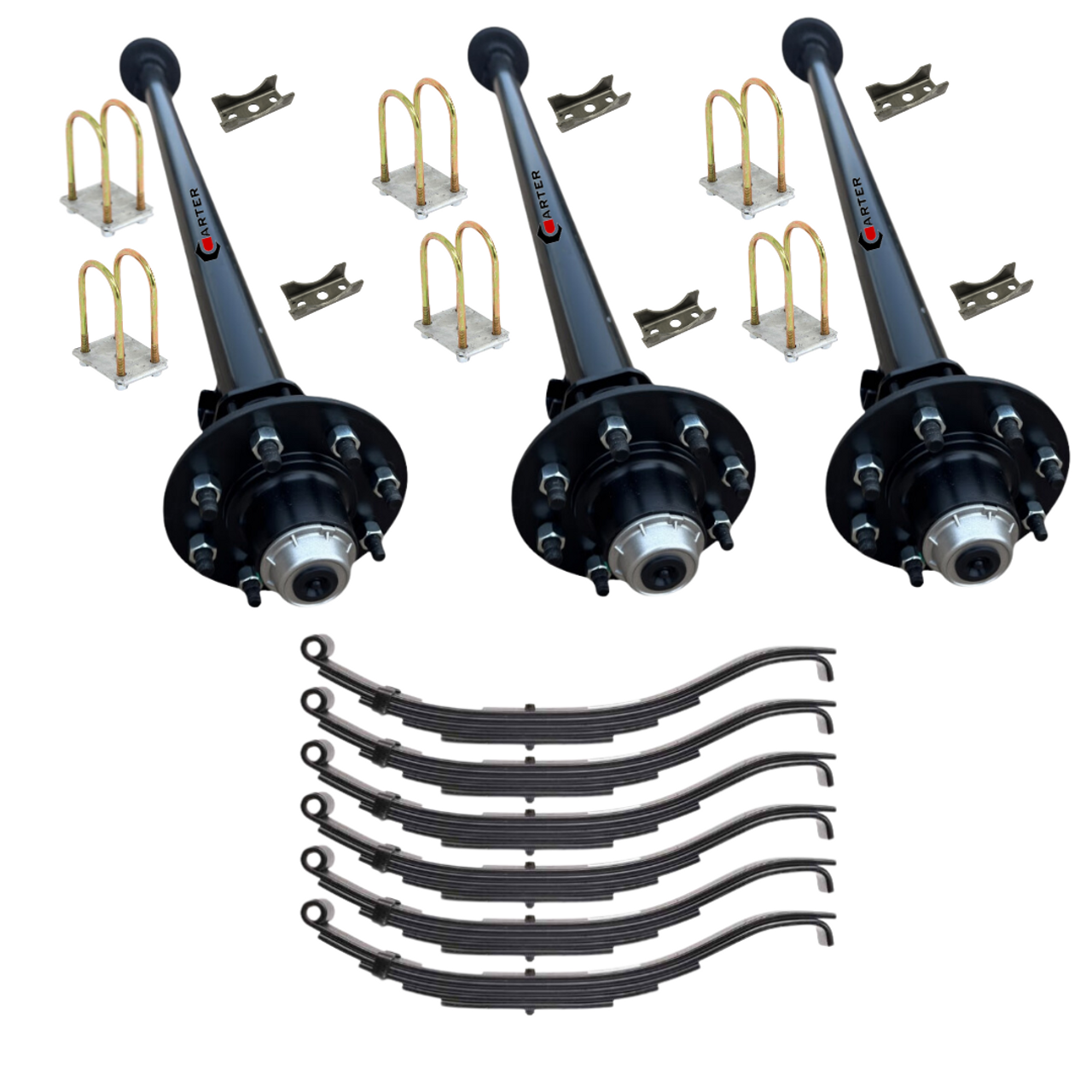 7000 lb Triple Axle TK Trailer Kit - 21K Capacity - (Original Series) 7000 lb Triple Axle TK Trailer Kit - 21K Capacity - (Original Series)