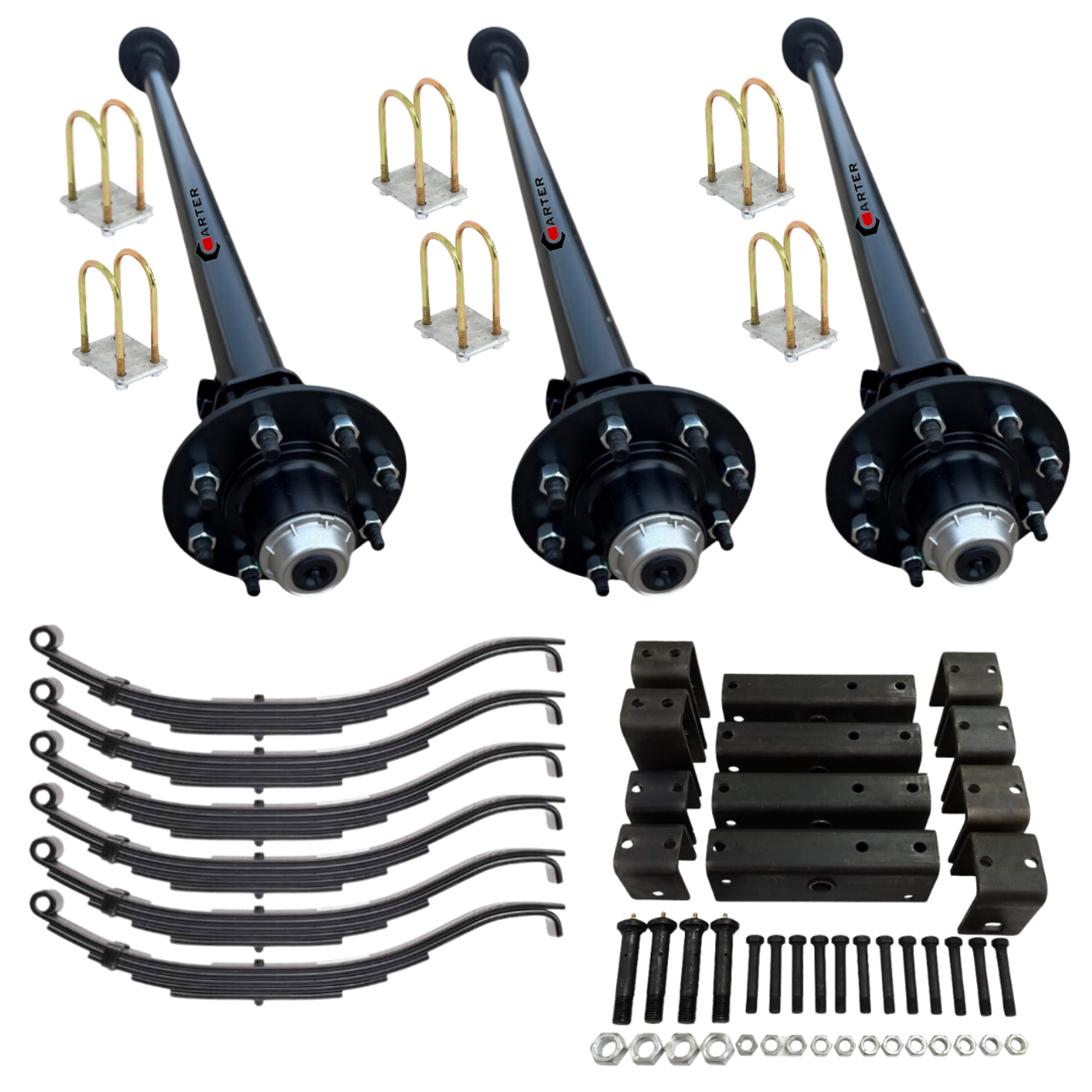 7000 lb Triple Axle TK Trailer Kit - 21K Capacity - (Original Series) 7000 lb Triple Axle TK Trailer Kit - 21K Capacity - (Original Series)