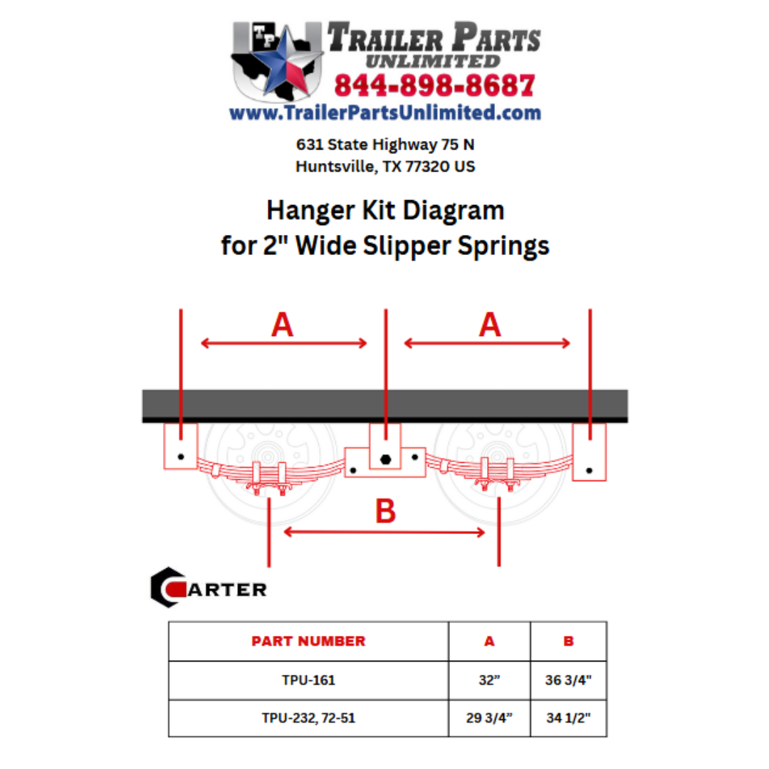 tandem hanger kit diagram