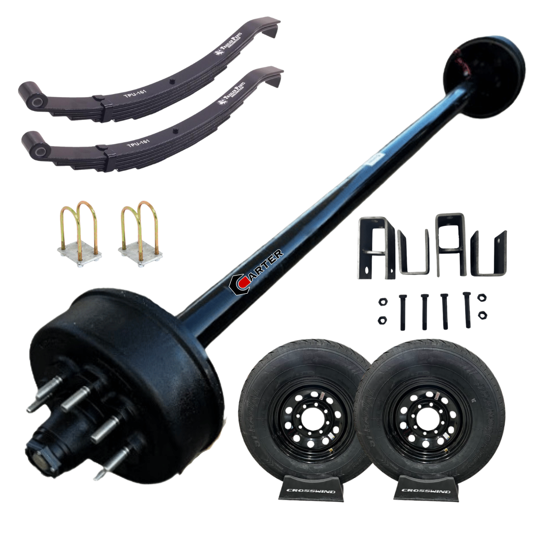 8K DEXTER single trailer axle kit
